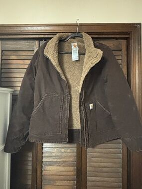 Women’s Dark Brown Carhartt Jacket Large